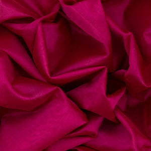 Crimson Handloom Silk Cotton Saree With Yellow Border-Crimson