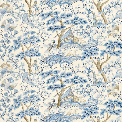 Kelmescott Linen Fabric by Scalamandre