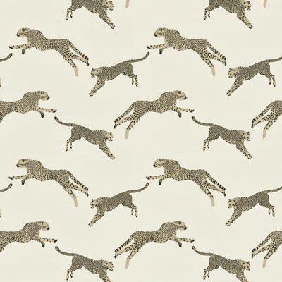 Leaping Cheetah Cotton Fabric by Scalamandre