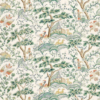Kelmescott Linen Fabric by Scalamandre