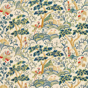 Kelmescott Linen Fabric by Scalamandre