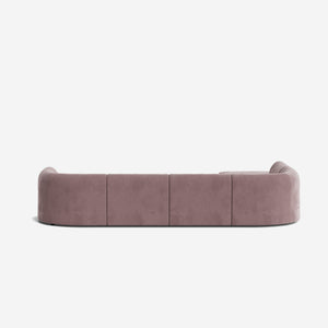 Sergio Modular Corner Sectional Sofa With Ottoman