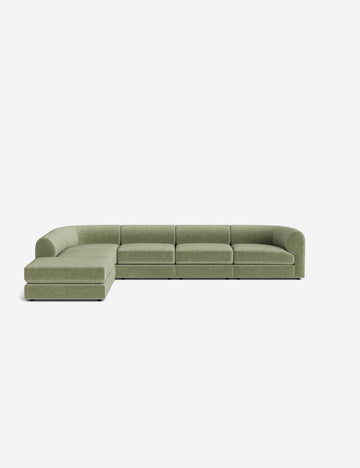Sage Performance Striated Velvet