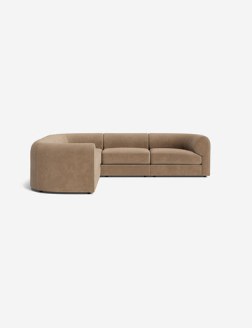 Taupe Faux Mohair