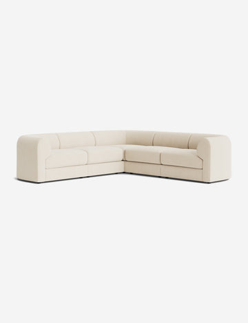 Ivory Modern Boucle