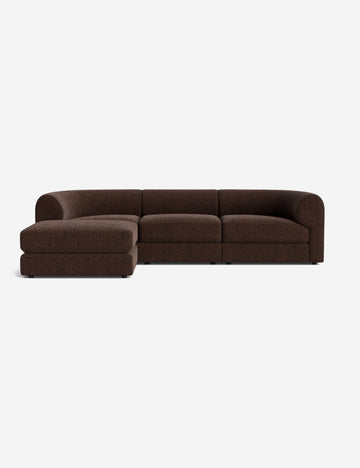 Brown Basket Boucle