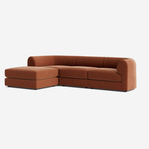 Sergio Modular Sectional Sofa With Ottoman