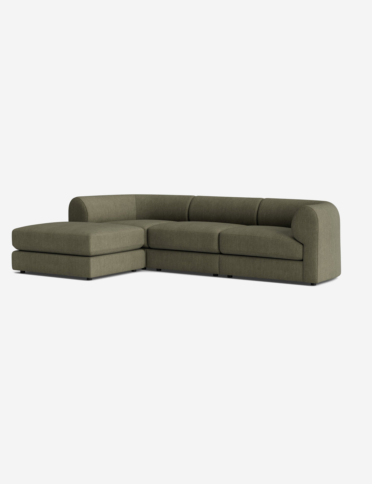 Sergio Modular Sectional Sofa With Ottoman