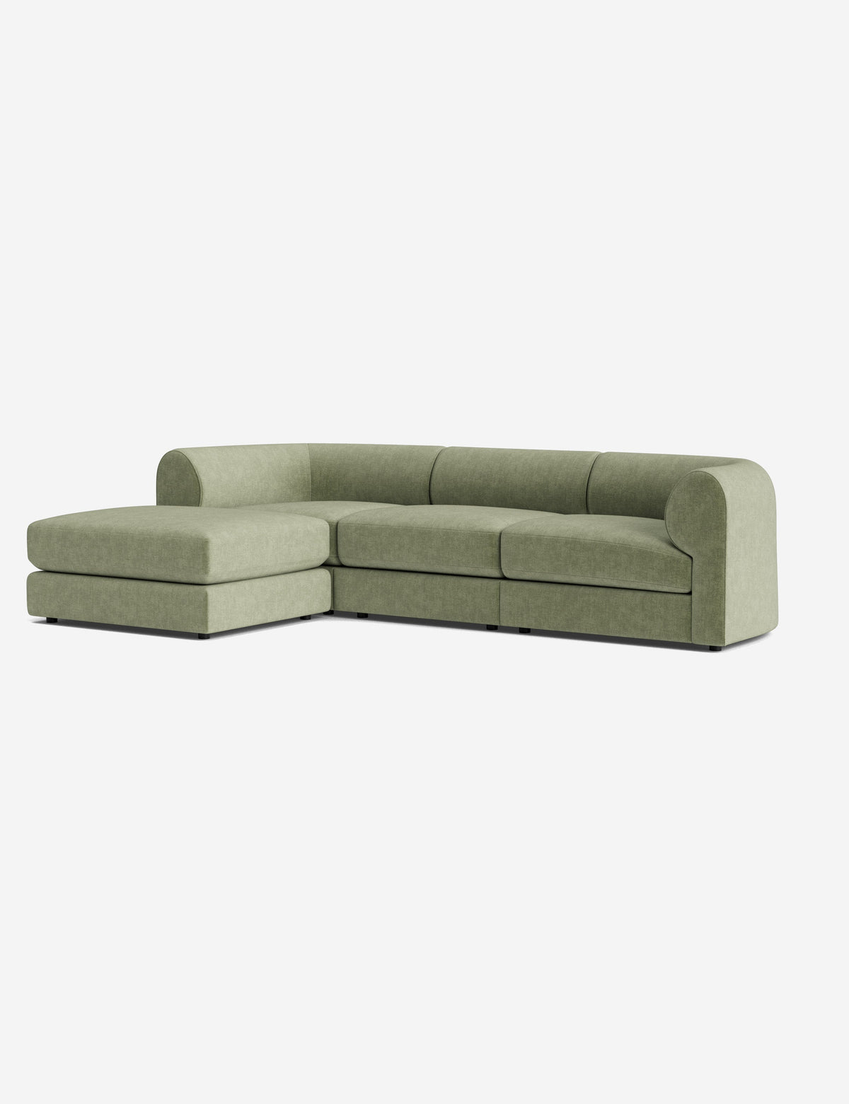 Sergio Modular Sectional Sofa With Ottoman