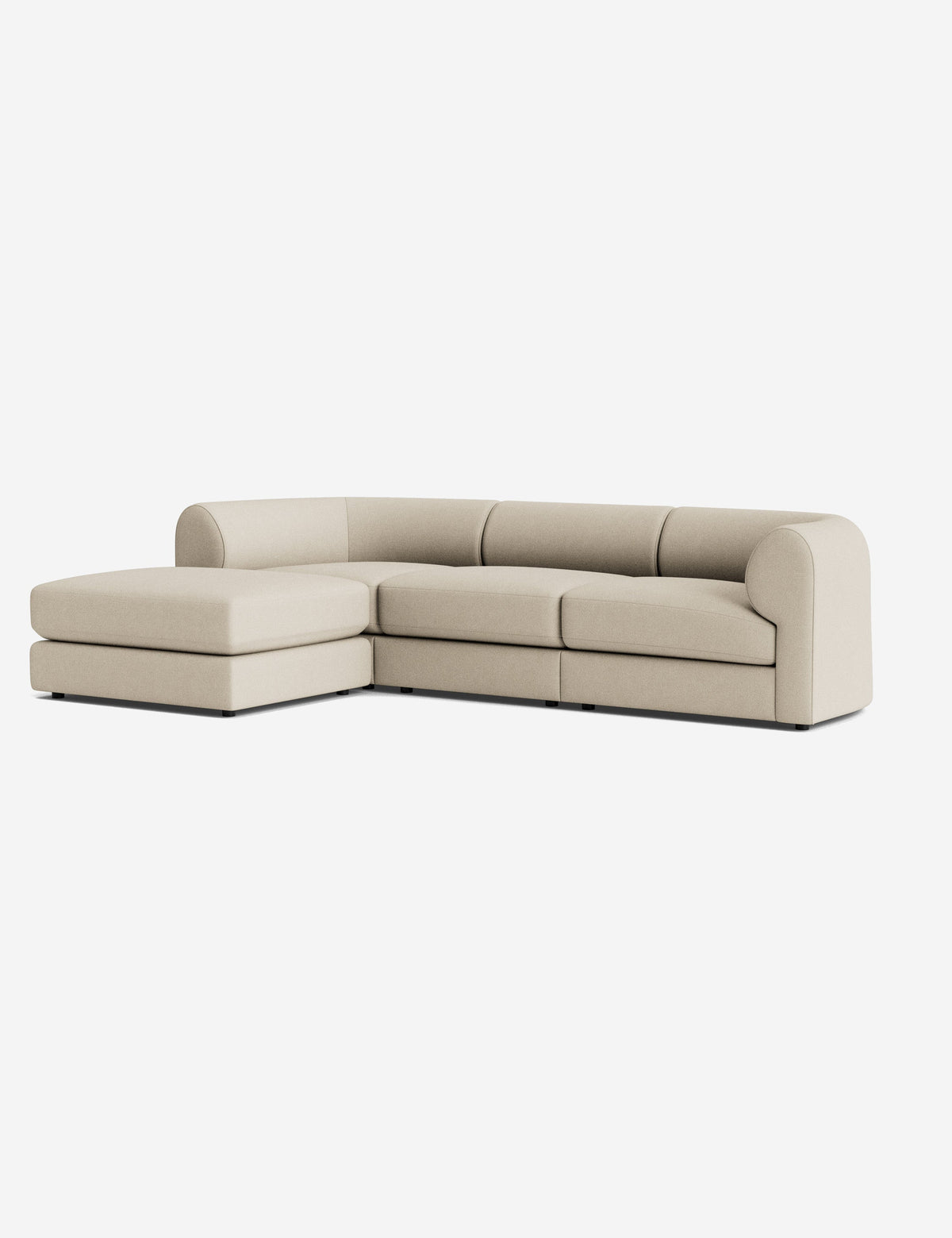 Sergio Modular Sectional Sofa With Ottoman
