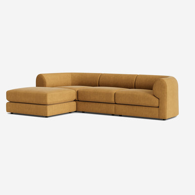 Sergio Modular Sectional Sofa With Ottoman