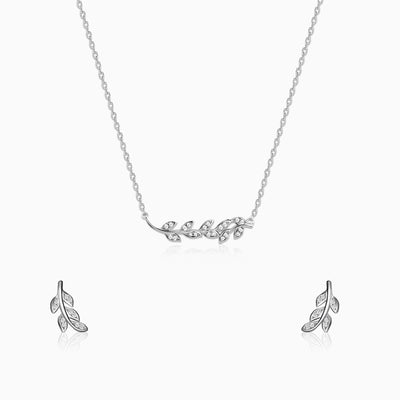 Silver Leaf Set