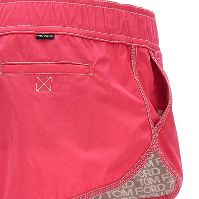 Tom Ford Logo Nylon Shorts