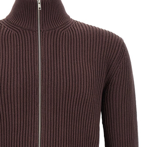 Mm6 Maison Margiela Ribbed Cotton Turtleneck Sweater