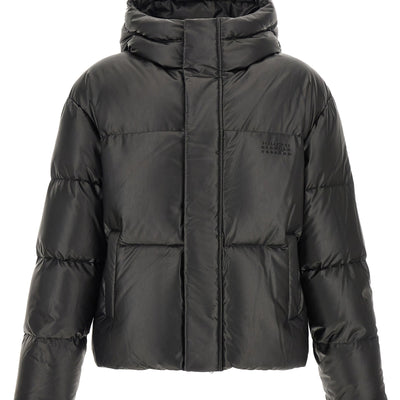 Mm6 Maison Margiela Lacquered Finish Down Jacket