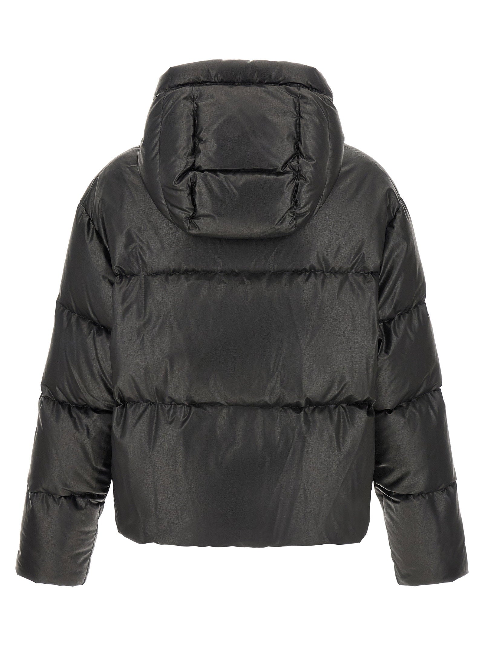 Mm6 Maison Margiela Lacquered Finish Down Jacket