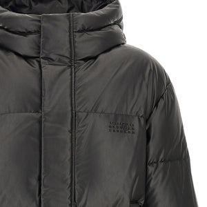 Mm6 Maison Margiela Lacquered Finish Down Jacket