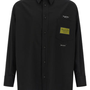 Mm6 Maison Margiela Jacquard Label Shirt