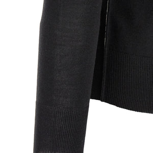 Mm6 Maison Margiela Turtleneck Sweater With Contrast Stitching