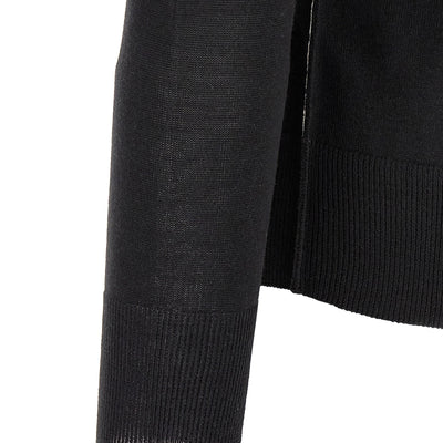 Mm6 Maison Margiela Turtleneck Sweater With Contrast Stitching
