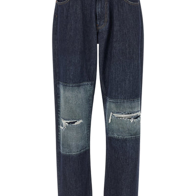 Mm6 Maison Margiela Patchwork Insert Jeans