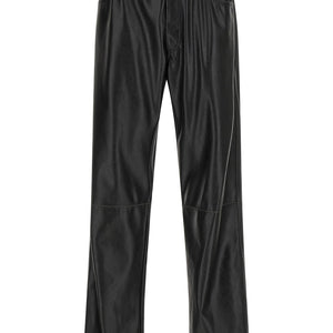 Mm6 Maison Margiela Leather-effect Pants