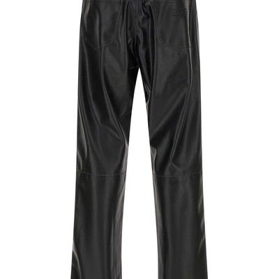 Mm6 Maison Margiela Leather-effect Pants