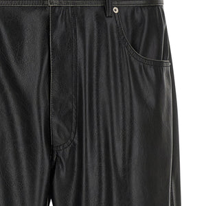 Mm6 Maison Margiela Leather-effect Pants