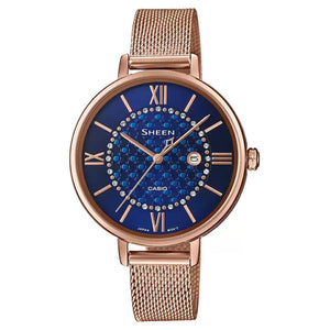 Casio Sheen Black Dial Women 41mm