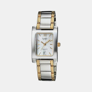 Enticer Women Quartz Gold Dial Analog Stainless Steel Watch SH46