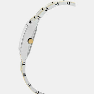 Enticer Women Quartz Gold Dial Analog Stainless Steel Watch SH46