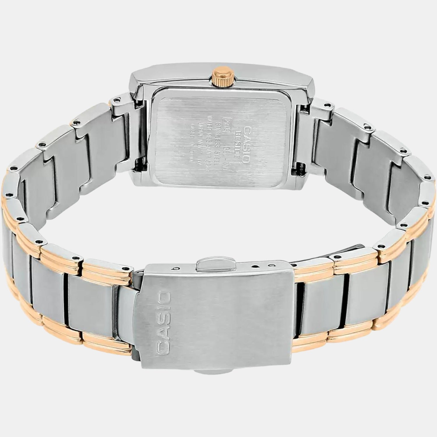 Enticer Women Quartz Gold Dial Analog Stainless Steel Watch SH46