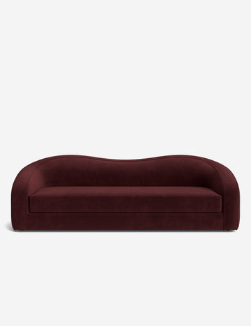 Garnet Faux Mohair
