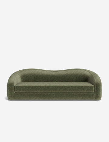 Moss Performance Striated Velvet