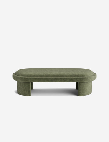 Moss Performance Striated Velvet