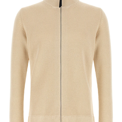 Maison Margiela Ribbed Knit Cardigan