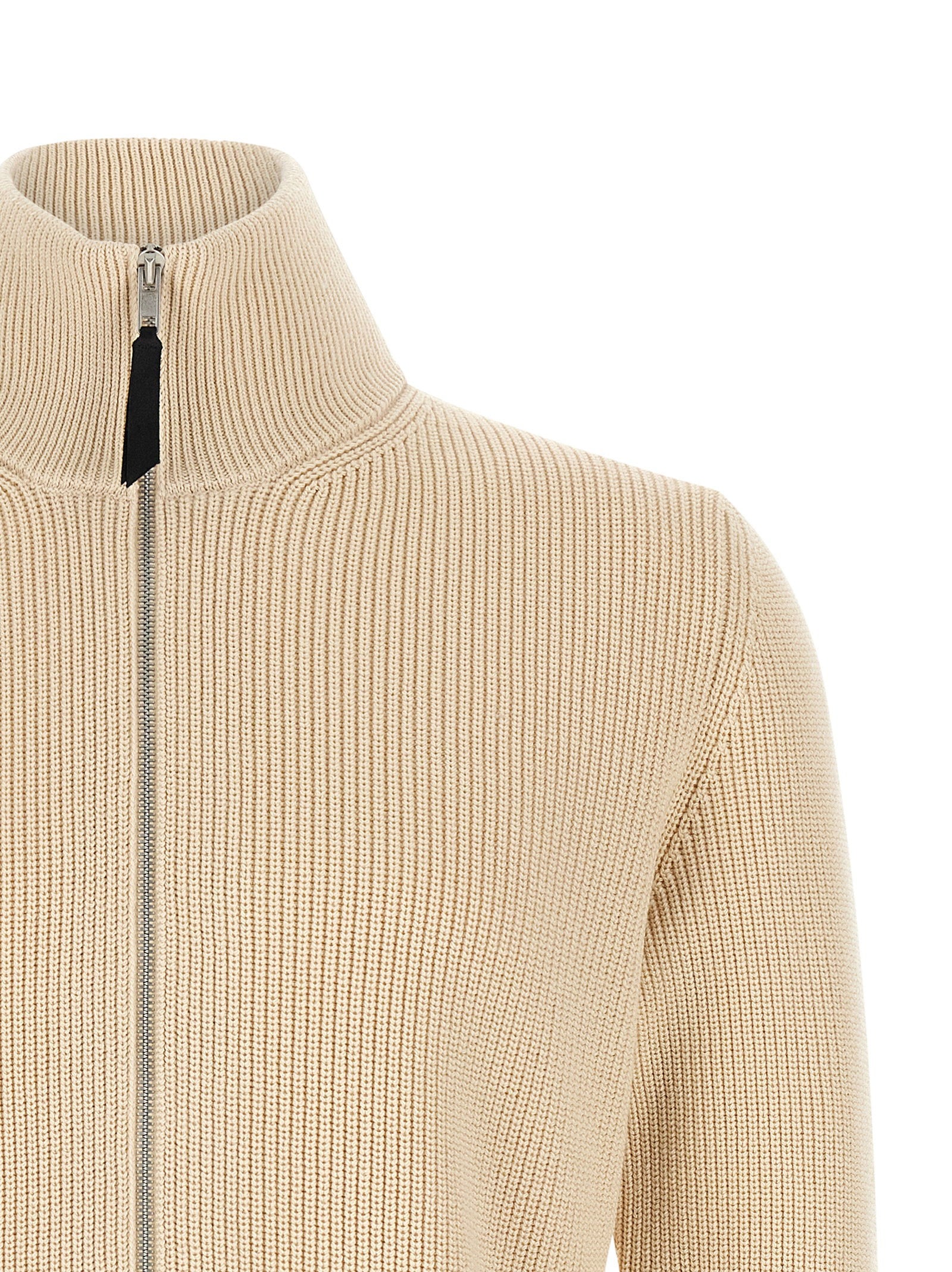 Maison Margiela Ribbed Knit Cardigan
