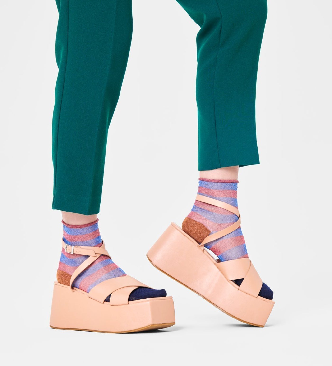 Happy Socks Franca Calf Length Socks for Women