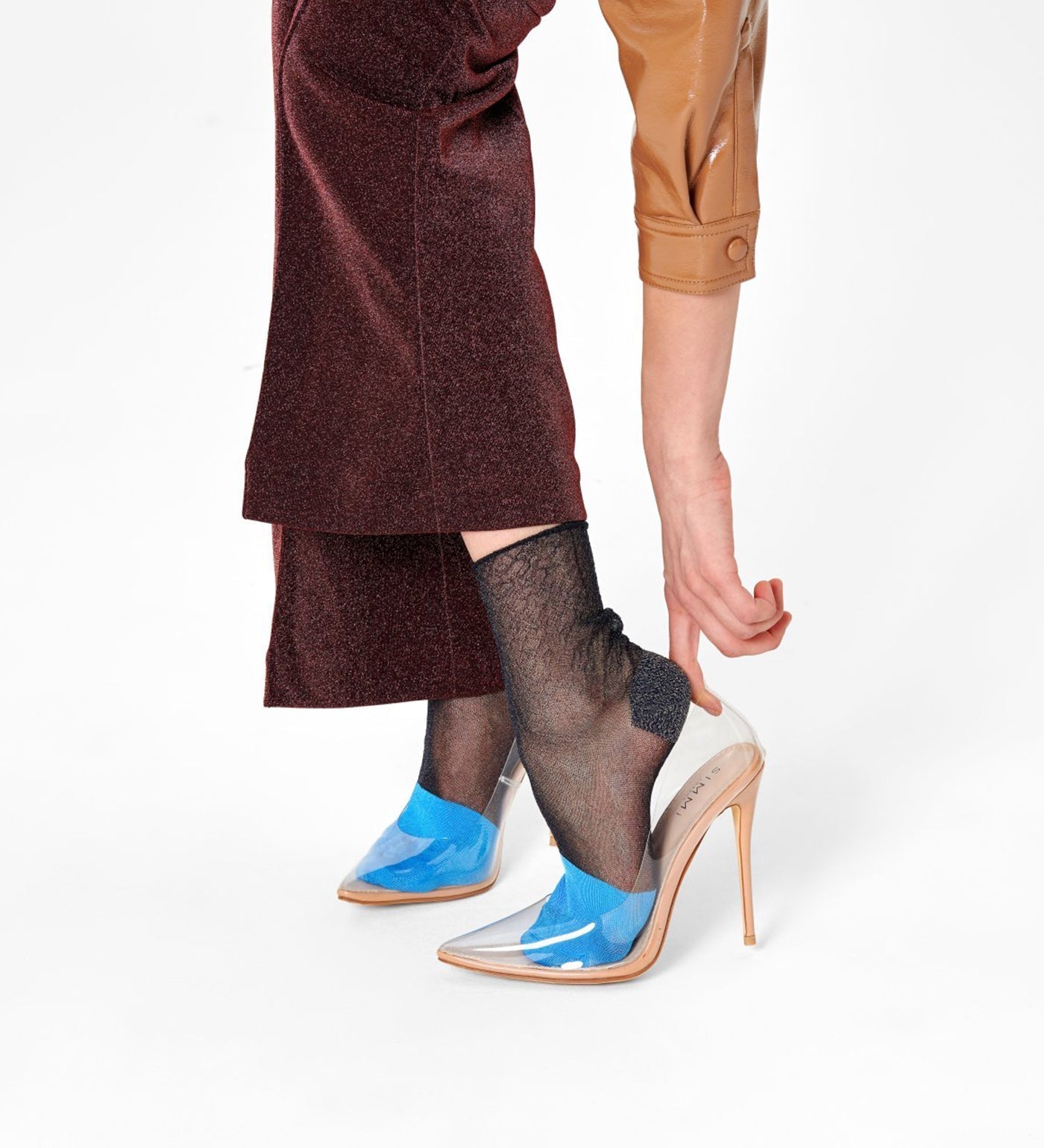 Happy Socks Franca Design Calf Length Socks for Women