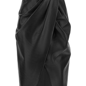 Balmain Leather Skirt