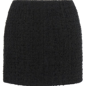 Balmain Embossed Button Detail Miniskirt