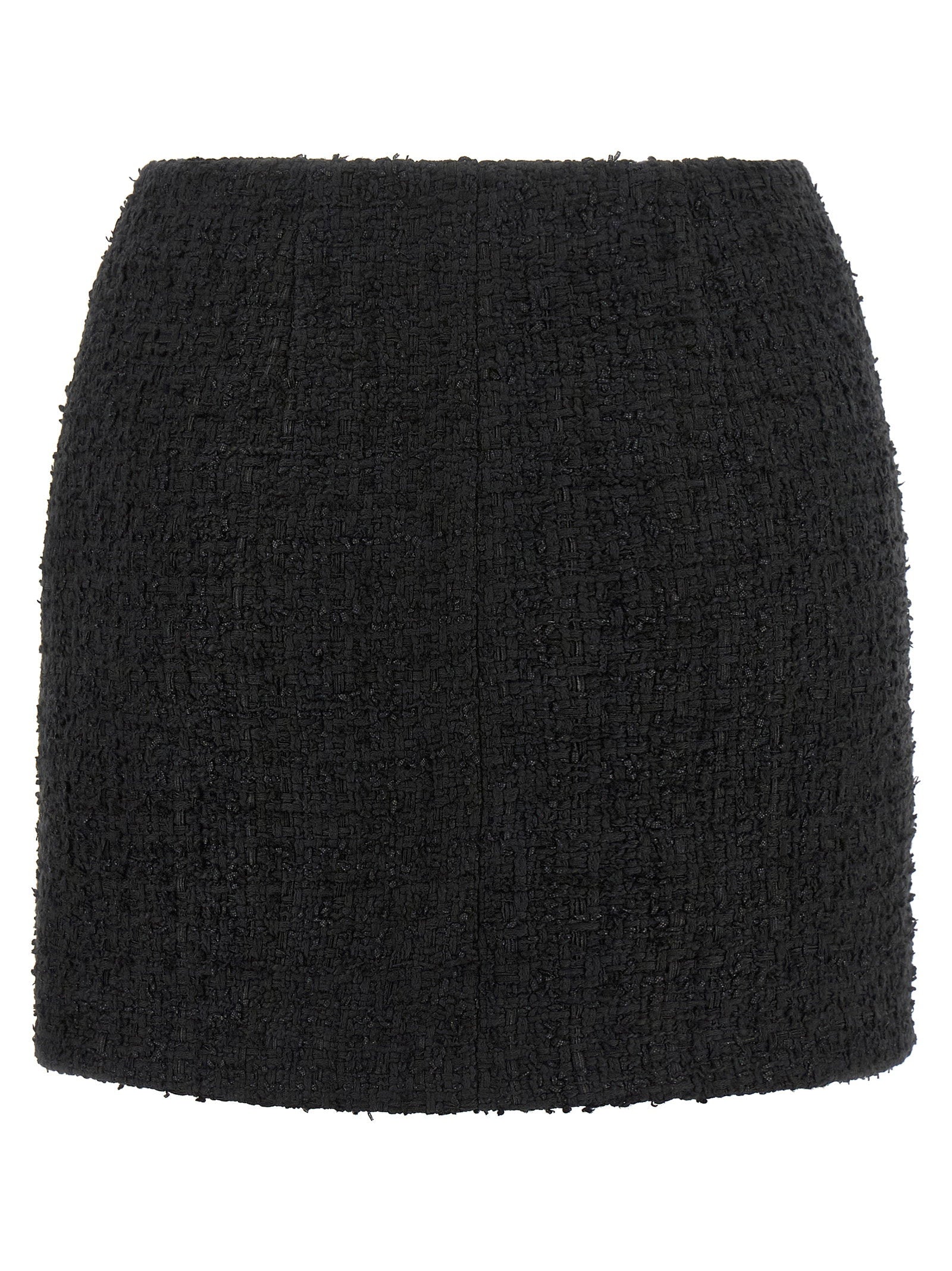 Balmain Embossed Button Detail Miniskirt