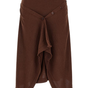 Lemaire Button Asymmetrical Skirt