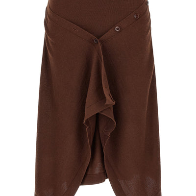 Lemaire Button Asymmetrical Skirt