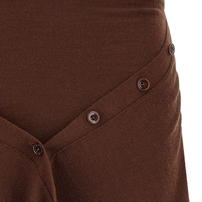 Lemaire Button Asymmetrical Skirt
