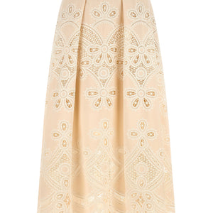 Elie Saab Carving Embroidery Skirt