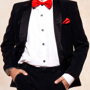 Classic Black kids party wear suit -Black