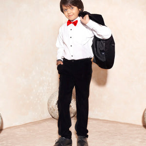 Classic Black kids party wear suit -Black