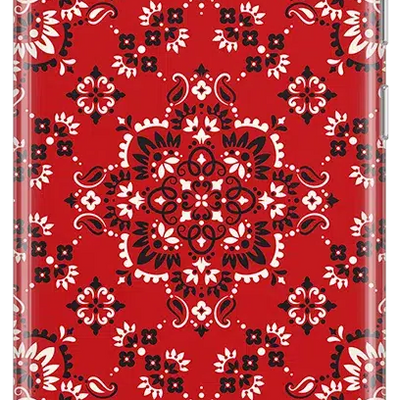 I'm with the Band | Red Bandana Print Samsung Case