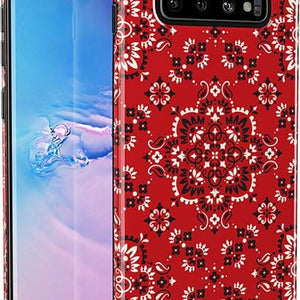 I'm with the Band | Red Bandana Print Samsung Case